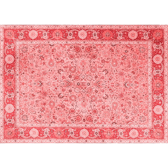 Ahgly Company Indoor Rectangle Persian Red Traditional Area Rugs, 5' x 7'