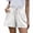 White, variant on Feancey Baggy Shorts for Women Cotton Linen Wide Leg Short Pants High Waisted Drawstring Summer Shorts Solid Color Lounge Shorts with Pockets Yellow M