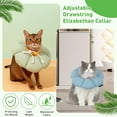 thumbnail image 5 of Duuclume Waterproof Cat Recovery Collar Cute Elizabethan Cone for Anti-Bite Lick Wound Healing (S,Orange), 5 of 6