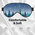thumbnail image 3 of Goofa Christmas Trees Printed Sleep Eye Mask for Men Women, Zero Eye Pressure Sleeping Mask, Light Blocking Night Blindfold, Soft Eye Shade Cover, 3 of 7