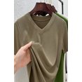 thumbnail image 3 of V-NECK BAMBOO-BLEND T-SHIRT, 3 of 3