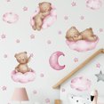 thumbnail image 3 of Calcomanías de pared de oso, pegatinas extraíbles para dormitorio de niños pequeños, decoración de guardería, decoración de pared grande, 3 of 6