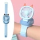 thumbnail image 1 of Ventilador portátil con bolsillo para muñeca, Mini ventilador portátil, ventilador plegable recargable USB, ventilador Personal silencioso con Soledad Ventilador Mini Watch, 1 of 10