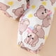 thumbnail image 4 of Odeerbi 0-18 Meses Conjunto Canastilla Niña Oso Lazo Manga Larga Sudadera Larga Cinta Tres Piezas, 4 of 9