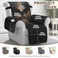thumbnail image 6 of SCRAWLGOD Eagle Cross Print Recliner Cover Washable Recliner Chair Cover with Pocket Dustproof Anti Scratch Reclining Chair Slipcover for Dogs, 6 of 7