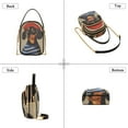 thumbnail image 3 of FORMRS Crossbody Bag for Women Quilted Travel Shoulder Cell Phone Purse with Chain Strap Handbag, Dog Artist, 3 of 7