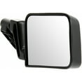 thumbnail image 4 of For Jeep Wrangler 1990-2002 Door Mirror Driver Side | Manual | Matte Black | Replacement For CH1320296 | 55027207, 68084718AA, 4 of 6