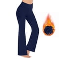 thumbnail image 6 of Turilly Women's Cozy Fleece Lined Flare Leggings High Waisted Thermal Yoga Pants for Winter Wear, 6 of 7