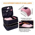 thumbnail image 3 of Organizador de esmaltes de uñas UOZL portátil de doble capa, 30 botellas, 3 of 9