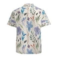 thumbnail image 3 of High Quality Hawaiian Shirts for Men Short Sleeve Aloha Beach Shirt Floral Summer Casual Button Down Shirts Blouses MF5TEV, 3 of 7