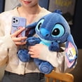 thumbnail image 4 of 2 piezas/juego 100 % genuino Disney Stitch de 25-30 cm de peluche y colgante de peluche de 10-12 cm, muñeco de peluche para niños, regalo de cumpleaños y Navidad, 4 of 5