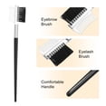 thumbnail image 3 of Unique Bargains 10 Pcs Brosse à Sourcils Double Face Douce Brosse à Sourcils Inclinée Brosse d'Extension de Cils Noire, 3 of 7