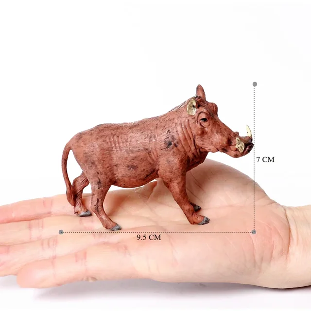 Simulation Pig Figures Boar Sows Piglets Warthog Farm Animals Toy Plastic Models Anime Action Figure Kids Toys for Children Gift