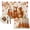 Flaxen, variant on Fall Placemats Set of 4, Thanksgiving Autumn Farmhouse Wood Grain Washable Wipeable Table Mats for Dining Tables, Indoor Outdoor Kitchen Place Mats for Holiday Party Table Decor