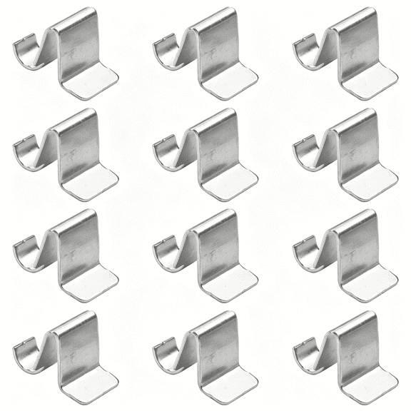 ZHZFKQ 12 Pack Shelf Clips Compatible with Cabinets, Fit All Hole Width >8Mm Heavy Duty Shelving Brackets Pegs Holder
