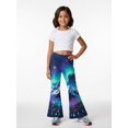 thumbnail image 3 of Girls Lightweight Trendy Flare Leggings Slim-Fit Bell Bottoms Boot-Cut Trousers for Tween Girls Age 8-13, 3 of 6