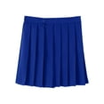 thumbnail image 2 of Girls' Pleated Skirt College Solid Color A-line School Uniform Skirt for Girls 11-18Y, 2 of 3