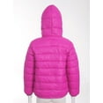 thumbnail image 3 of TSSOE Kids Boys Girls Down Jacket Coat Winter Warm Hooded Puffer Coats Lightweight Water-Resistant Hot Pink 130, 3 of 6