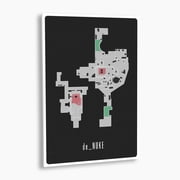CS:GO de_Nuke Map Poster; Gaming Wall Art