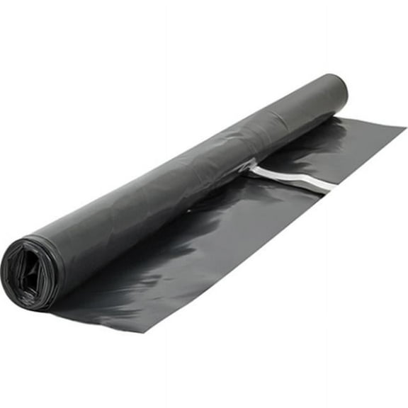 Roberts 70-115 Moisture Barricade Underlayment, For Laminate Floors, 6 Mil. Thick Polyethylene Film, Black ,120 Sq. Foot Roll