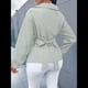 thumbnail image 5 of Blusa de Verano para Mujer, , con Rayas y Botones en la Parte Delantera, de Larga. Verde XXL, 5 of 6