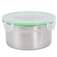 thumbnail image 1 of Fiambrera, Acero Inoxidable 304 Resistente Al Calor Fuerte Con Tapa Práctico Contenedor De Almacenamiento De Alimentos, Para Refrigerador Conservación De Alimentos Tienda Comida, 1 of 7
