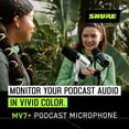 thumbnail image 4 of Micrófono Shure MV7+ Podcast Dynamic con soporte negro, 4 of 9