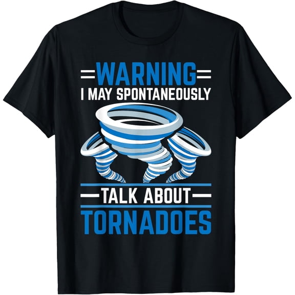 Storm Tornado Costume Apparel for Meteorologist T-ShirtMen and women, Black T-shirt, size: Extra large