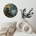 thumbnail image 6 of Vintage Nautical Wall Clock with Lighthouse Design 10-Inch Silent Wooden Wall Clock, Battery Operated (AA Batteries Not Included), Artistic Home Decor, 6 of 7