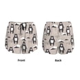 thumbnail image 4 of Disketp Cartoon Bear Brown Print Women's Shorts Workout Shorts for Athletic Gym Running Shorts with Phone Pockets Small, 4 of 8