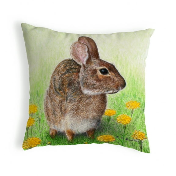 Betsydrake NC053R Rabbit Right Noncorded Pillow - Large