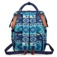 thumbnail image 3 of Wrangler Callie 3-Piece Diaper Bag Backpack Set with Pacifier Case and Bottle Bag, Navy, 3 of 8