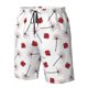 thumbnail image 4 of Fotbe Ladybug With Dandelion Trajes de Baño Estampados para Hombre, Shorts de Verano de Secado Rápido, Ropa de Playa, Bañadores-XX-Large, 4 of 6