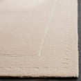 thumbnail image 2 of SAFAVIEH Bella Danita Plain Dotted Bordered Wool Area Rug, Light Pink/Ivory, 3' x 5', 2 of 6