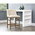 thumbnail image 3 of Home Square Halden 25.5" Counter Stool in Cream/Rustic Bronze - Set of 3, 3 of 6