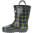 thumbnail image 2 of Kids Forever Young Rubber Rain Boots With Faux Fur linning, Kids Shoes, Garden Boots,Everyday Shoes Size 11-3, 2 of 5