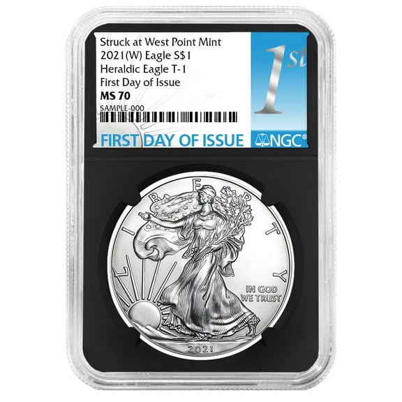 2021 (W) $1 Type 1 American Silver Eagle NGC MS70 FDI First Label Retro Core