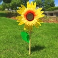 thumbnail image 4 of Colorful Sunflower Windmill Wind Turbine For Lawn Garden Party Decoration Outdoor Camping Picnic Garden Yard Decor, 4 of 12