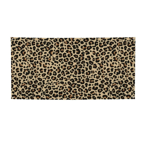 Picia Leopard Print-1 Pattern Party Banner, Festive Decoration, Holiday Banner, Celebration Decor, Event Banner, Reusable Party Banner-Small