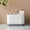Gray, variant on Plastic Toothbrush Organizer for Bathroom Counter, Detachable Toothbrush and Toothpaste Holder with Drainage Holes, Easy to Clean Storage Box for Travel and Daily Home Use