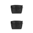 thumbnail image 4 of Toystoory Organizador de almacenamiento de bolso de mano, bolsa de nailon resistente al agua, elegante y Simple, práctico negro 2Conjunto, 4 of 6