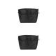 thumbnail image 2 of Ounissouiy Bolsa de nailon impermeable, práctico organizador de almacenamiento para insertar bolso, bolsa de almacenamiento fuerte y elegante negro 2piezas, 2 of 6