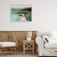 thumbnail image 3 of Stupell Industries Coastal Marsh Pier Abstraction Gray Framed Giclee Art, 20 x 16, by Kim Curinga, 3 of 8