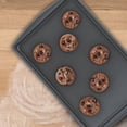 thumbnail image 4 of Large Nonstick 17" X 11" Cookie Sheet Baking Pan, Gray, 4 of 6