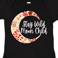 thumbnail image 4 of Inktastic Baby Stay Wild Moon Child Crescent Moon with Flowers Girls Baby Bodysuit, 4 of 5