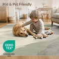 thumbnail image 4 of ODIKA 8'x10' Washable Area Rug Durable, Non-Slip That Watercolor Over Featuring Asymmetrical Shape Carpeta Para for Living Room, Under Sectional, Family, 4 of 7