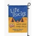thumbnail image 1 of Printtoo Multicolore la Vie Roche Quand Votre Maison Roule Rétro Roulotte de Camping 12.5x18 Pouces Double Faceflagsdouble Face Campflagcampsiteflagdrapeaux de Camping Personnalisés, 1 of 4