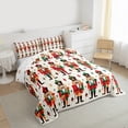 thumbnail image 3 of Manfei Colorful Nutcracker Queen Comforter Set for Kids Children, Merry Christmas Xmas Bedding Sets, Festival Theme Bedding Comforter Set, Lightweight Room Decor, Reversible 3 Pieces, 3 of 8