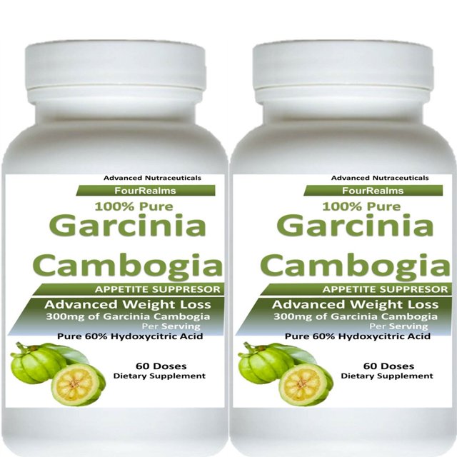2 PURE GARCINIA CAMBOGIA EXTRACT WEIGHT LOSS WITH 100 HCA DIET PLUS POWDER