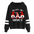 thumbnail image 1 of Sweat à Capuche d'Hiver pour Femmes Mode Pull de Noël Imprimé Xmas Col Rond Cardigan Mi-Long Blouse Ample, 1 of 6
